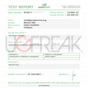 BOLDO 500 Para Pharma INTL | UGFREAK: Steroids for sale Online | Buy Steroids In USA