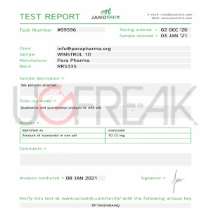 WINSTROL 10 Para Pharma INTL | UGFREAKS: Steroids For Sale Online | Buy Steroids USA