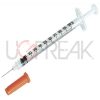 Syringe 1ml Insulin BULK (100 pcs) Pharmacy Gears