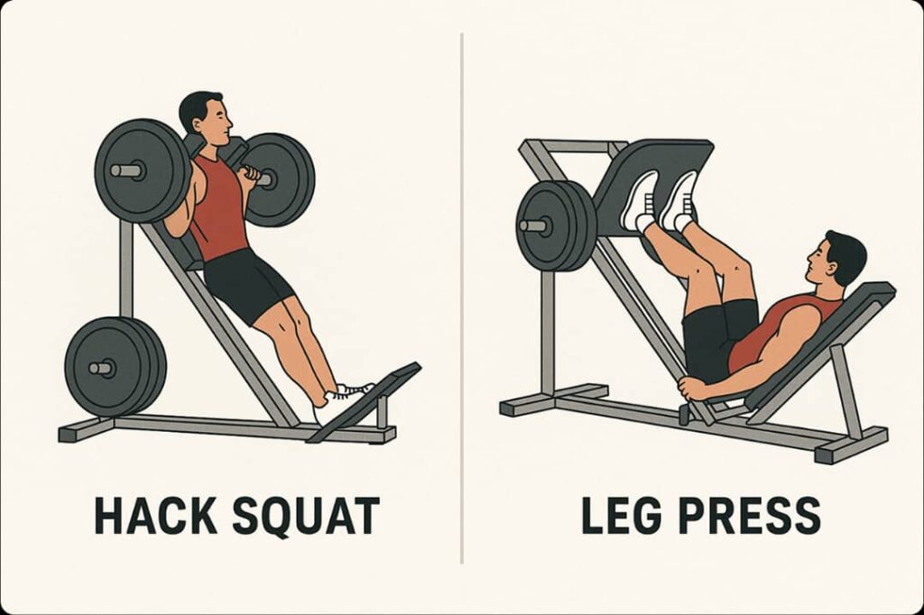 hack squat vs leg press